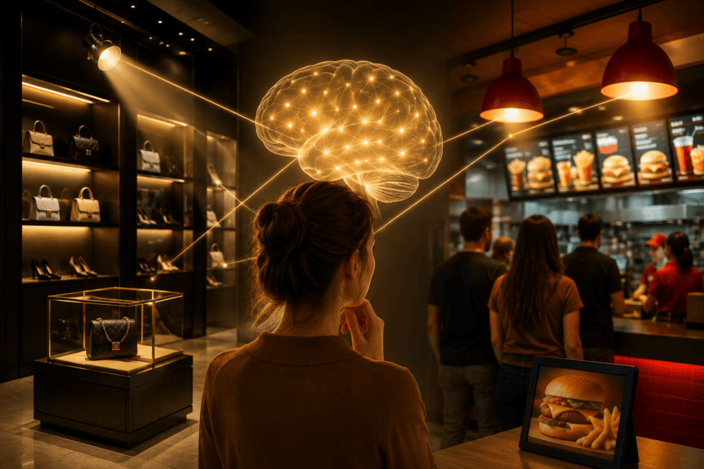 Neuromarketing visual transforma consumo com estratégias de luz